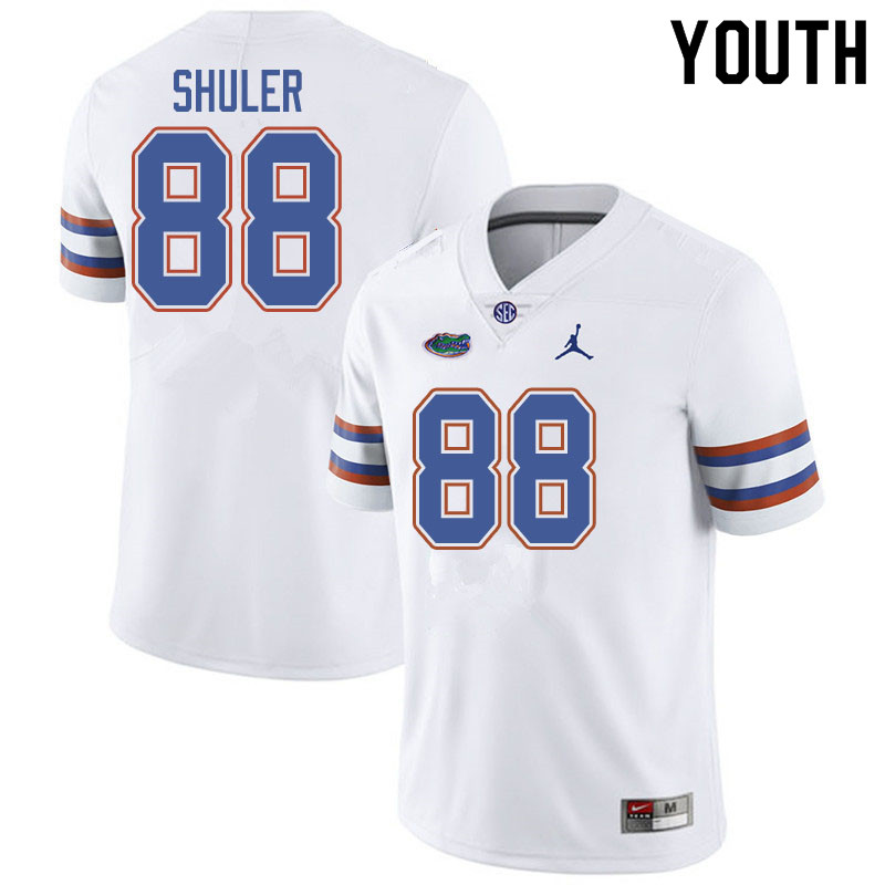 Jordan Brand Youth #88 Adam Shuler Florida Gators College Football Jerseys Sale-White
